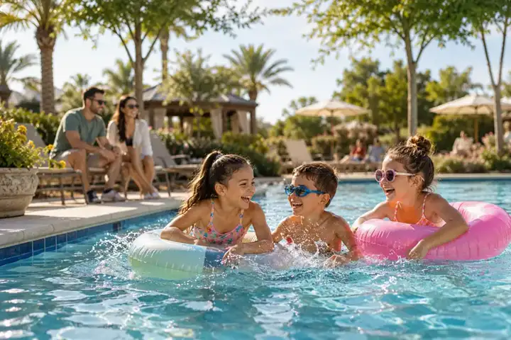 Sofi Lakes community pool