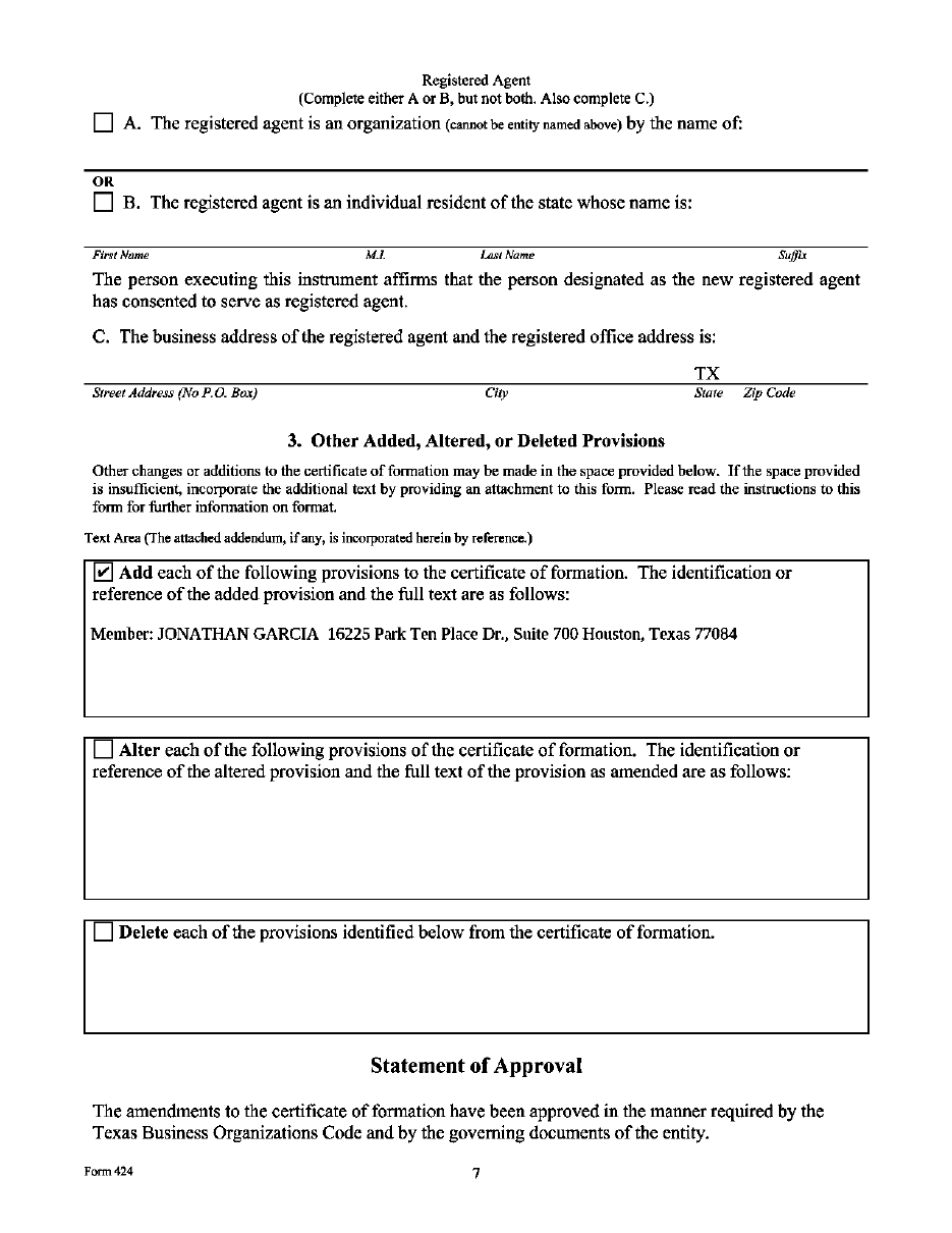 Notice 118, Exhibit A, page 3. Redacted exhibit page from the court record.